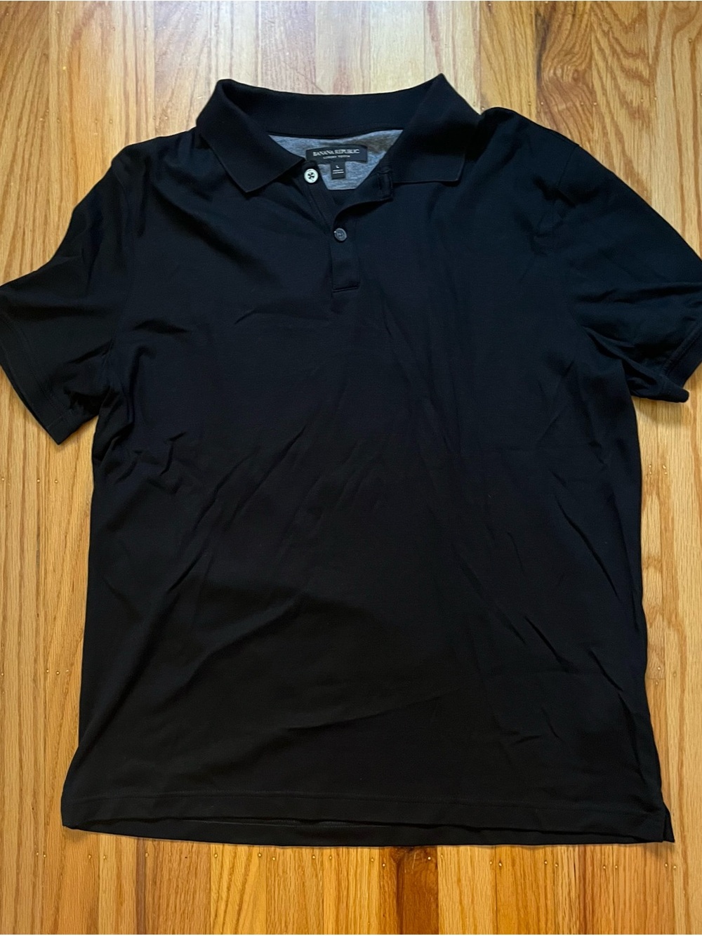 Banana Republic Men's Black Polo Shirt